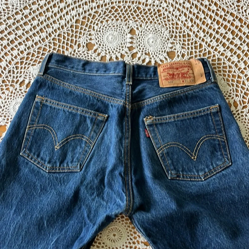 Levi's Dark Blue Straight-Leg Jeans